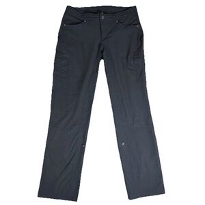 KUHL Women's Splash Roll-Up Cargo Pants Size 8 Short Gray Hiking Outdoor Utility